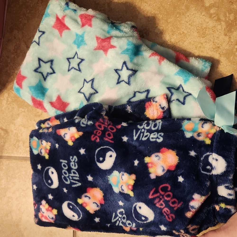 Girl's Pajama Pants, 2 pair